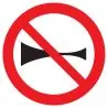 Panneau KLAXON INTERDIT NORMASIGN ADHE Taliaplast 727267