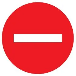 Panneau SENS INTERDIT NORMASIGN ADHESI Taliaplast 724209