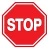 Panneau STOP NORMASIGN ADHESIF D.80 Taliaplast 724208