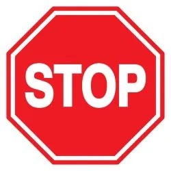 Panneau STOP NORMASIGN ADHESIF D.300 Taliaplast 722209