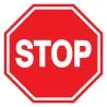 Panneau STOP NORMASIGN ADHESIF D.300 Taliaplast 722209
