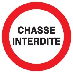 Panneau CHASSE INTERDITE NORMASIGN ADH Taliaplast 727206