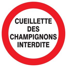 Panneau CUEILLETTE DES CHAMPIGNONS INT Taliaplast 727242