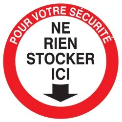 Panneau POUR VOTRE SECURITE NE RIEN ST Taliaplast 724207