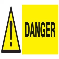 Panneau DANGER 330X120 NORMASIGN ADHES Taliaplast 726304