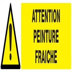Panneau ATTENTION PEINTURE FRAICHE 200 Taliaplast 720334