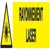 Panneau DANGER RAYONNEMENT LASER NORMA Taliaplast 725316