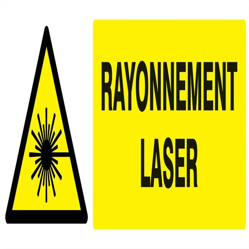 Panneau DANGER RAYONNEMENT LASER NORMA Taliaplast 726316