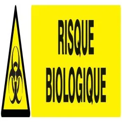 Panneau DANGER RISQUE BIOLOGIQUE NORMA Taliaplast 725317