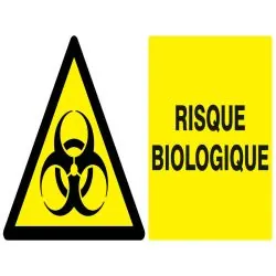 Panneau DANGER, RISQUE BIOLOGIQUE 330x Taliaplast 721317