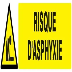 Panneau DANGER RISQUE D'ASPHYXIE NORMA Taliaplast 725329