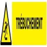 Panneau DANGER TREBUCHEMENT 330X75 NOR Taliaplast 725328