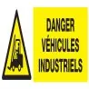 Panneau DANGER VEHICULES INDUSTRIELS N Taliaplast 726310