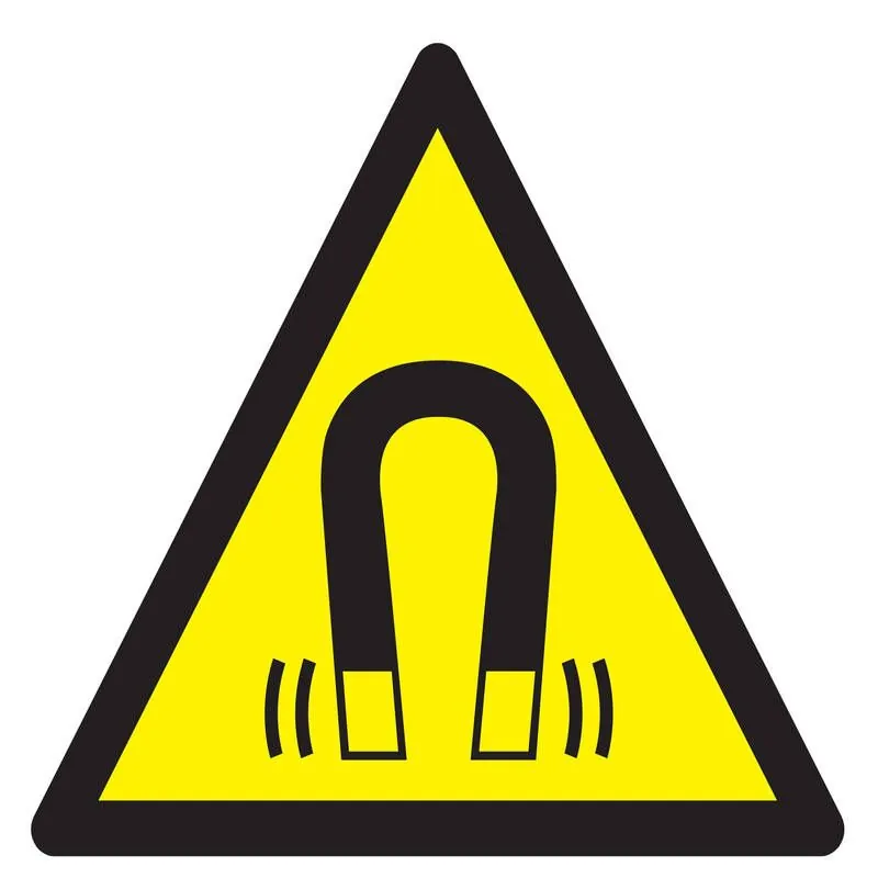 Panneau DANGER CHAMP MAGNETIQUE NORMAS Taliaplast 729927