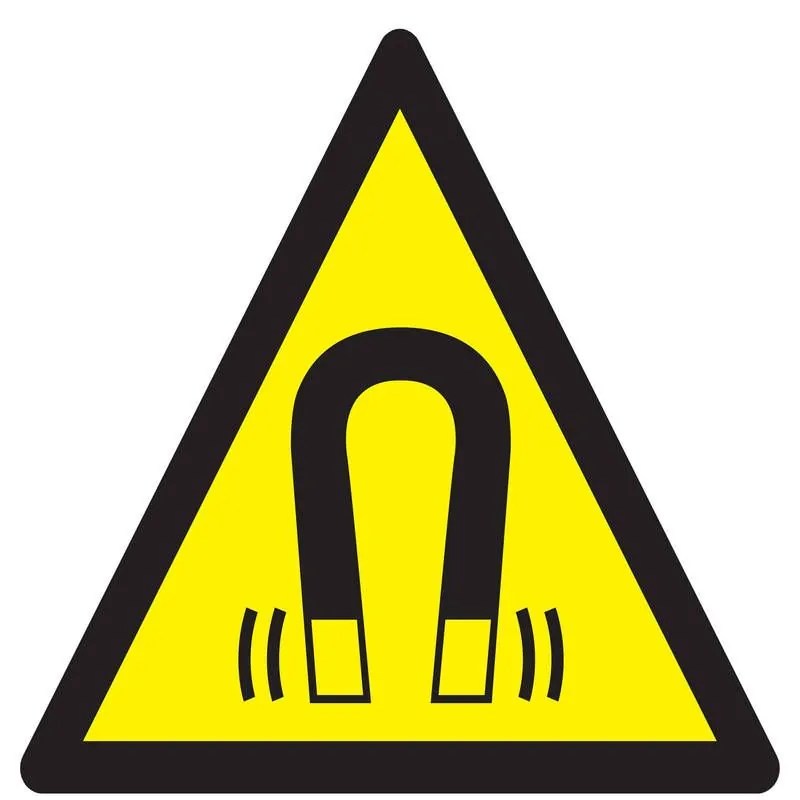 Panneau DANGER CHAMP MAGNETIQUE NORMAS Taliaplast 729337