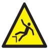 Panneau DANGER CHUTE AVEC DENIVELLAT. Taliaplast 729942
