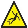 Panneau DANGER CHUTE AVEC DENIVELLAT. Taliaplast 729302