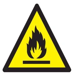 Panneau DANGER MATIERES INFLAMMABLES N Taliaplast 729947