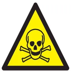 Panneau DANGER MATIERES TOXIQUES NORMA Taliaplast 729303