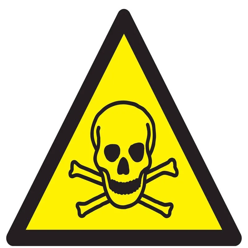 Panneau DANGER MATIERES TOXIQUES NORMA Taliaplast 729303