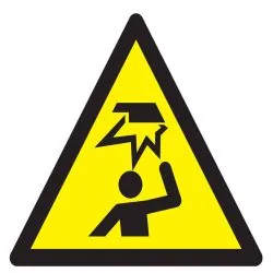 Panneau DANGER OBSTACLE EN HAUTEUR NOR Taliaplast 729969