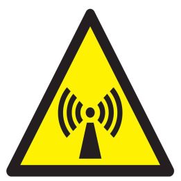 Panneau DANGER RADIAT. NON IONISANTES Taliaplast 729949