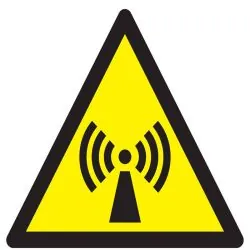 Panneau DANGER RADIAT. NON IONISANTES Taliaplast 729320