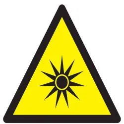 Panneau DANGER RAYONNEMENT OPTIQUE NOR Taliaplast 729370