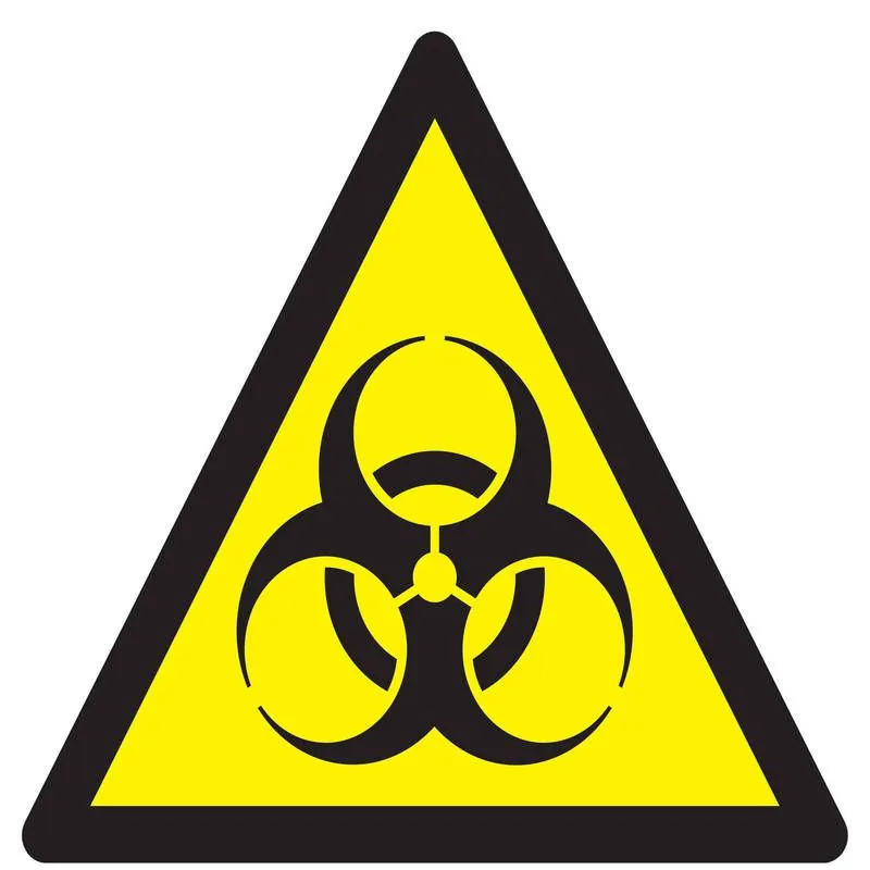 Panneau DANGER RISQUE BIOLOGIQUE NORMA Taliaplast 729305