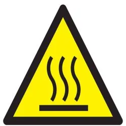 Panneau DANGER SURFACE CHAUDE NORMASIG Taliaplast 729340