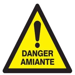 Panneau DANGER AMIANTE NORMASIGN ADHES Taliaplast 729960