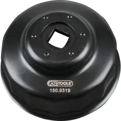 Cloche pour filtre à huile 3/8" . Ø64mm / 14 cannelures KSTOOLS 150.9319 | 150.9319