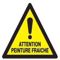 Panneau ATTENTION PEINTURE FRAICHE 100 Taliaplast 729936
