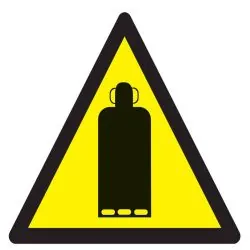 Panneau DANGER BOUTEILLE DE GAZ NORMAS Taliaplast 729928