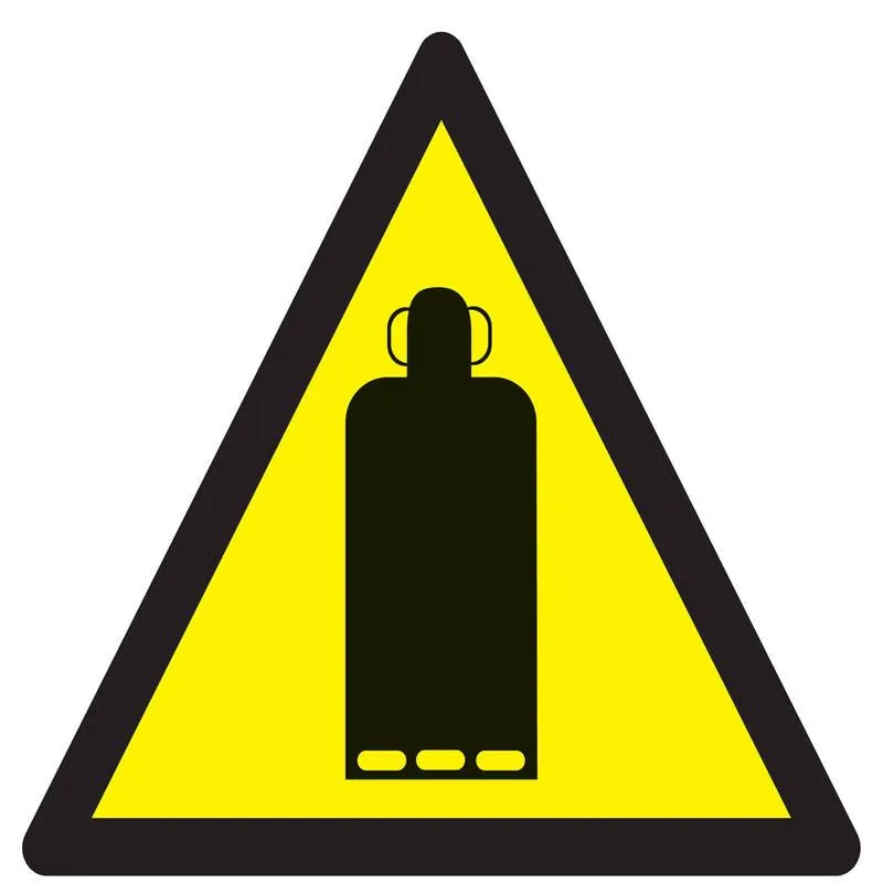 Panneau DANGER BOUTEILLE DE GAZ NORMAS Taliaplast 729336