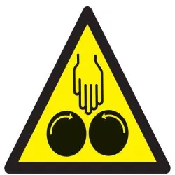 Panneau DANGER ECRASEM SOUS CYLINDRE N Taliaplast 729359