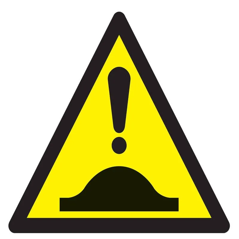 Panneau DANGER DOS D'ANE 100x100x100mm Taliaplast 729901