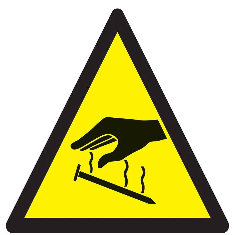 Panneau DANGER ELECTRICITE STATIQUE 30 Taliaplast 729338