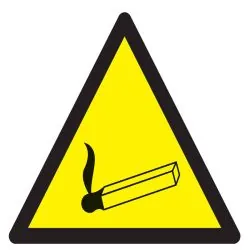 Panneau DANGER FLAMME NUE MAT.INFLAM. Taliaplast 729925