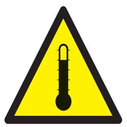 Panneau DANGER HAUTE TEMPERATURE NORMA Taliaplast 729923