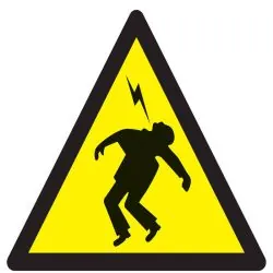 Panneau DANGER HAUTE TENSION NORMASIGN Taliaplast 729308
