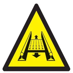 Panneau DANGER INSTAL. MOBILE NORMASIG Taliaplast 729914
