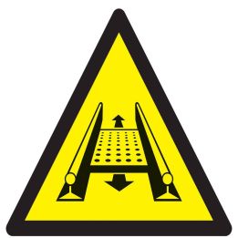 Panneau DANGER INSTAL. MOBILE NORMASIG Taliaplast 729350