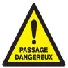 Panneau DANGER PASSAGE DANGEREUX NORMA Taliaplast 729955