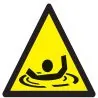 Panneau DANGER RISQUE DE NOYADE NORMAS Taliaplast 729364