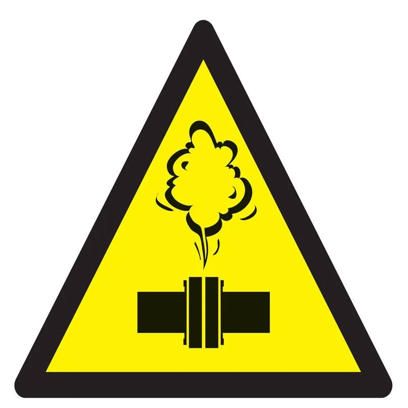 Panneau DANGER VAPEUR CHAUDE NORMASIGN Taliaplast 729919