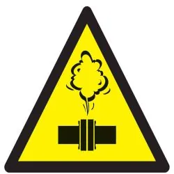 Panneau DANGER VAPEUR CHAUDE NORMASIGN Taliaplast 729345