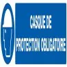 Panneau CASQUE DE PROTECTION OBLIGAT. Taliaplast 725503