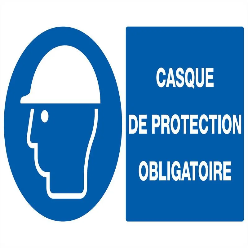 Panneau CASQUE DE PROTECTION OBLIGAT. Taliaplast 721503