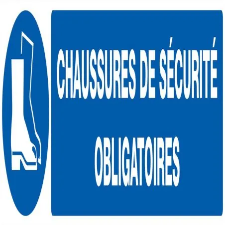 Panneau CHAUSSURES SECURITE OBLIGAT. N Taliaplast 725518